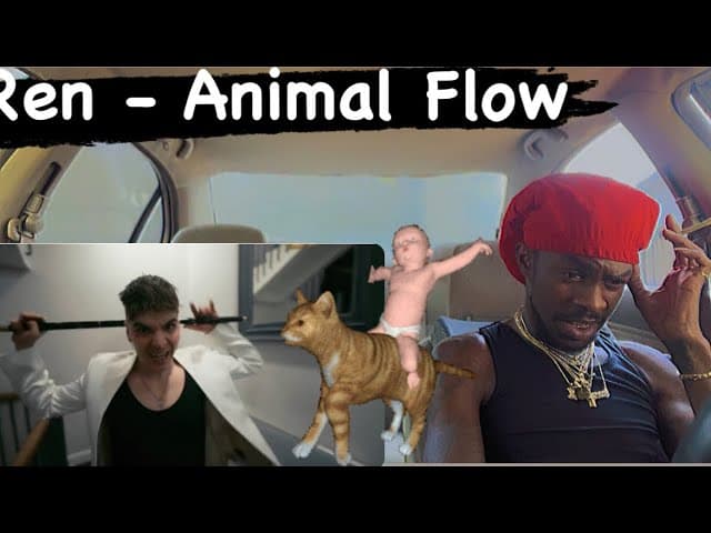 Ren ( Animal Flow ) AMERICAN REN.ACTION - VIDEO 🤦🏾‍♂️🫶🏾😮‍💨🫂BACK TO BACK HUH