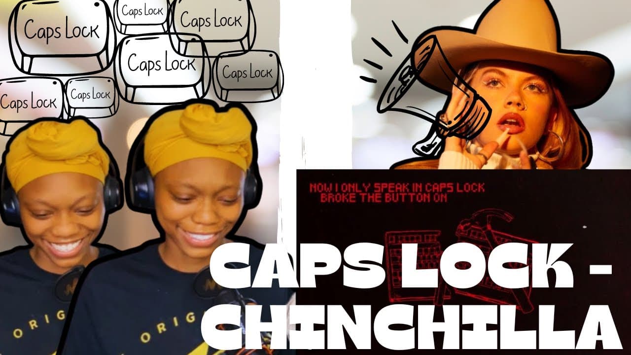 *she did it again*  -  CAPS LOCK- CHINCHILLA  (OFFICIAL MUSIC VIDEO) -TIYAHLOGIC REACTS