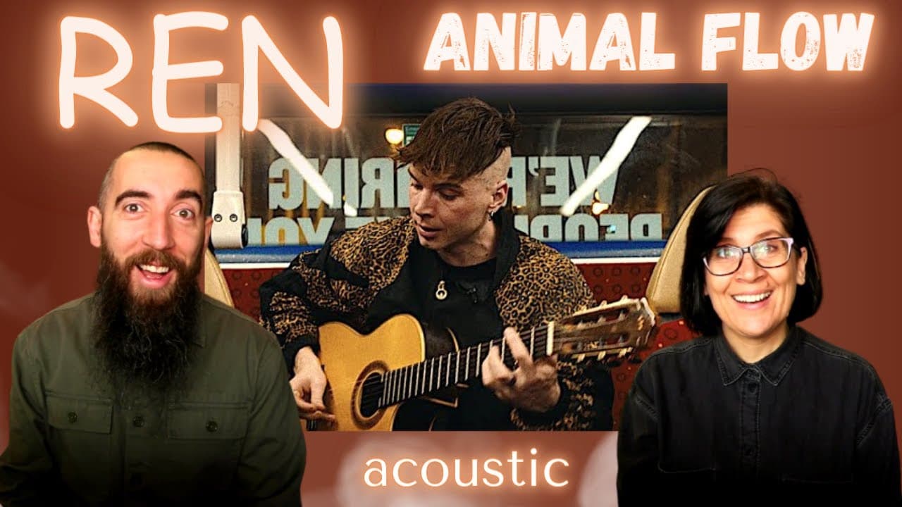 Ren - Animal Flow (live acoustic) (REACTION) with my wife