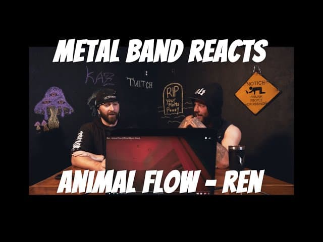 Metal Band Reacts to Animal flow - @RenMakesMusic