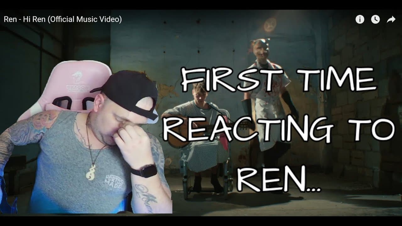 FIRST TIME REACTING TO REN-HI REN...ANOTHER BLACK HOLE THAT I GOT SUCKED IN @RenMakesMusic