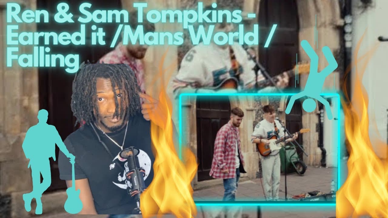 Ren & Sam Tompkins - Earned it /Mans World / Falling (Live) -Simply Reactions