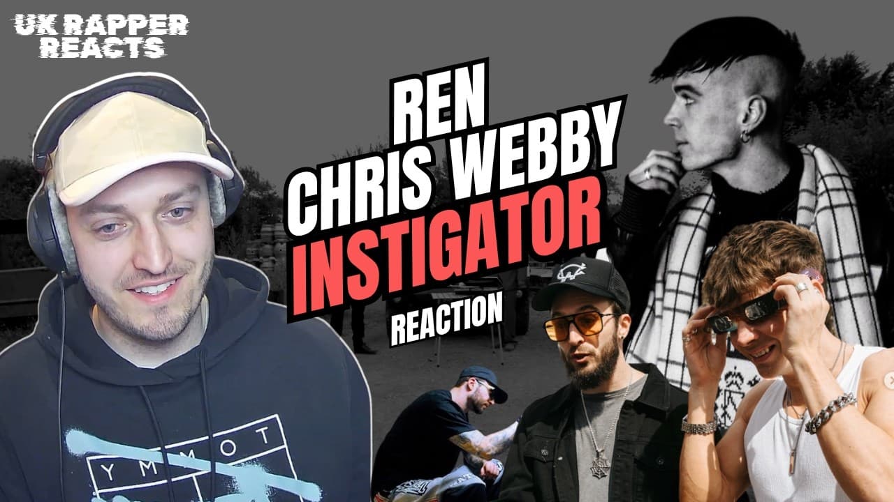 RAPPER REACTS to INPATIENT (REN x CHRIS WEBBY) - INSTIGATOR | Music Reaction | Zee TV