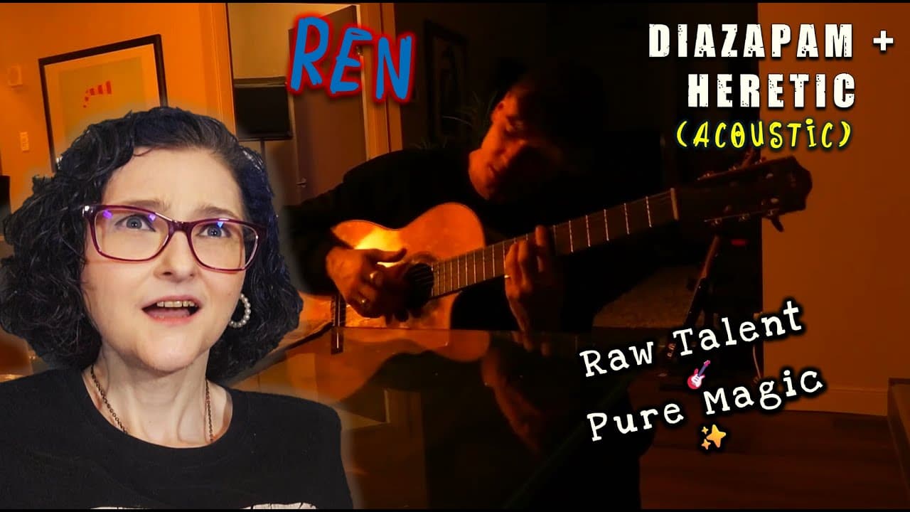 Ren FULL Reaction | “Diazepam + Heretic (Acoustic)” – Raw Talent, Pure Music 🎸✨