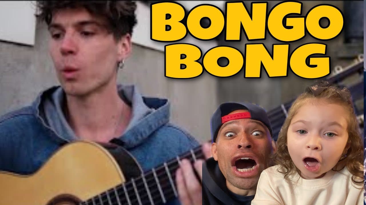 Me & My 4yr Old Daughter REACT to REN & The Big Push BONGO BONG !! (Manu Chao cover)