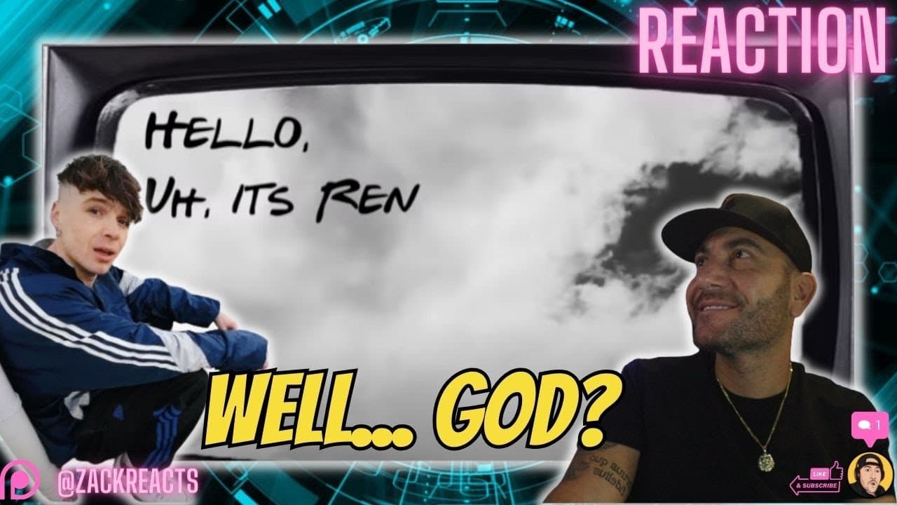 Sadly Brilliant... | Ren - Dear god (Official Lyric Video) - REACTION