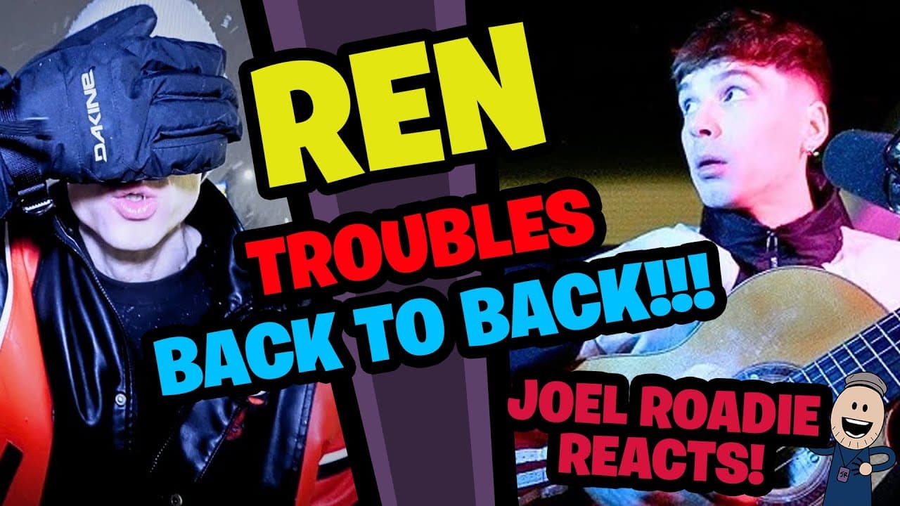 Ren | Troubles (Official Video VS Acoustic) - Roadie Reacts