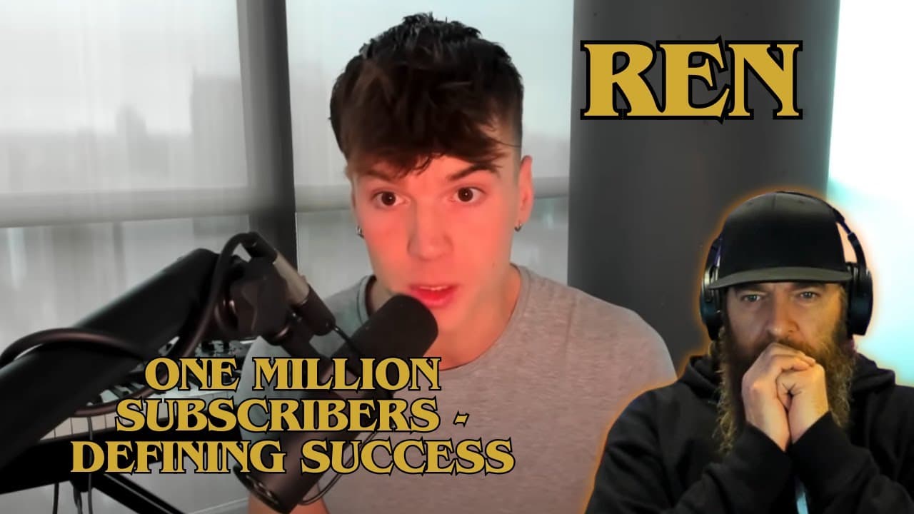 ONE MILLION SUBSCRIBERS - Defining success VIDEO REACTION!  REN GOT ME!