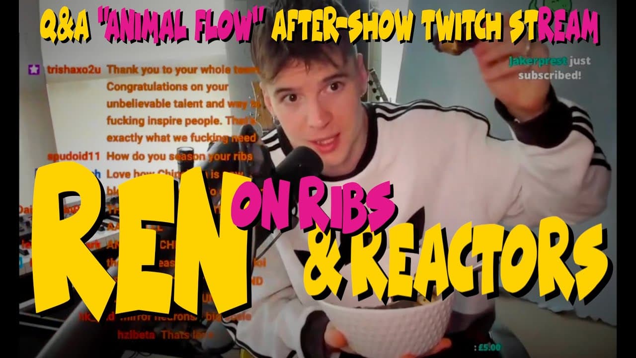 "It's Win-Win-Win, really!" @RenMakesMusic  on #reactors | Q&A "Animal Flow" after-show livestream