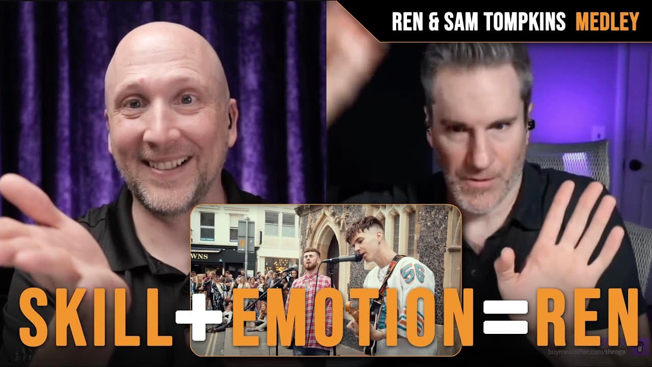 Vocal Coach & Songwriter’s React to Ren & Sam Tompkins busking Earned it, Man’s World, and Falling!