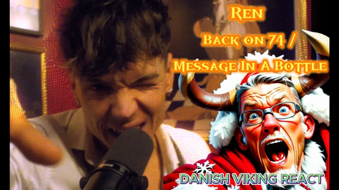 DANISH VIKING Reaction TO REN`S  Back on 74 / Message In A Bottle  #renreaction #reaction