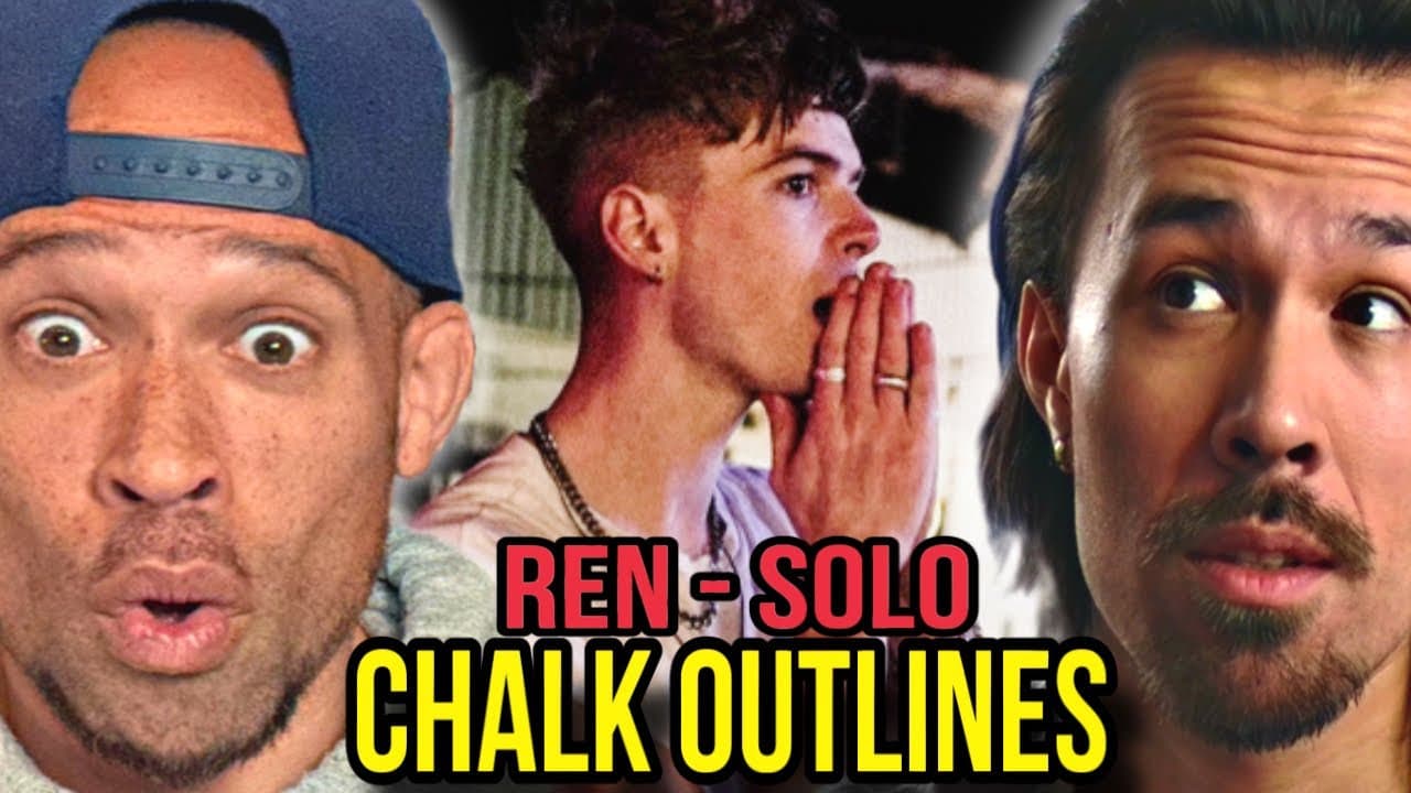 REN - Chalk Outlines SOLO - Busking live REACTION! W / @AnthonyRay
