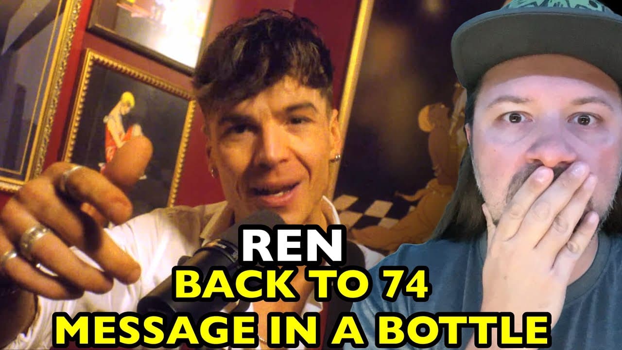 REN Back To 74 / Message In A Bottle Live Retake | REACTION