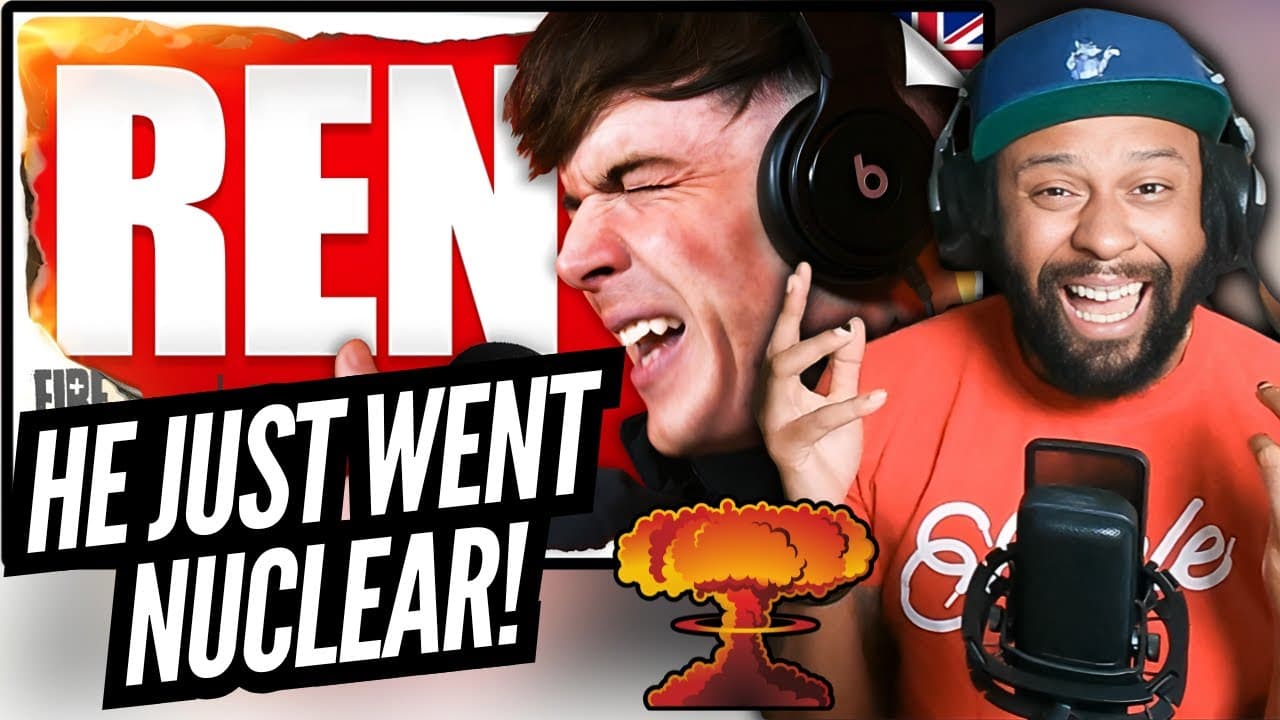 First Time Hearing REN - Fire in the Booth 🔥 | UK Rap Reaction 🇬🇧 | HE WENT NUCLEAR!