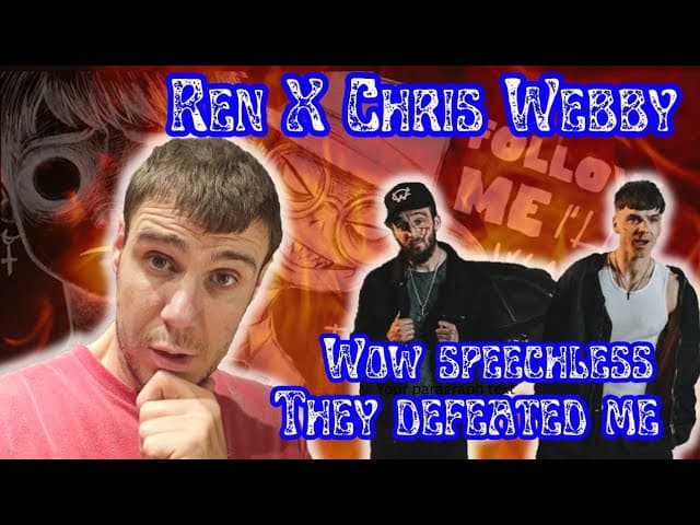 Ren X Chris Webby Down the road 1st listen reaction/ song and collaboration of the year 