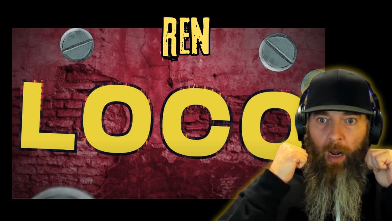 Ren - Loco (Official Lyric Video) MUSIC REACTION!