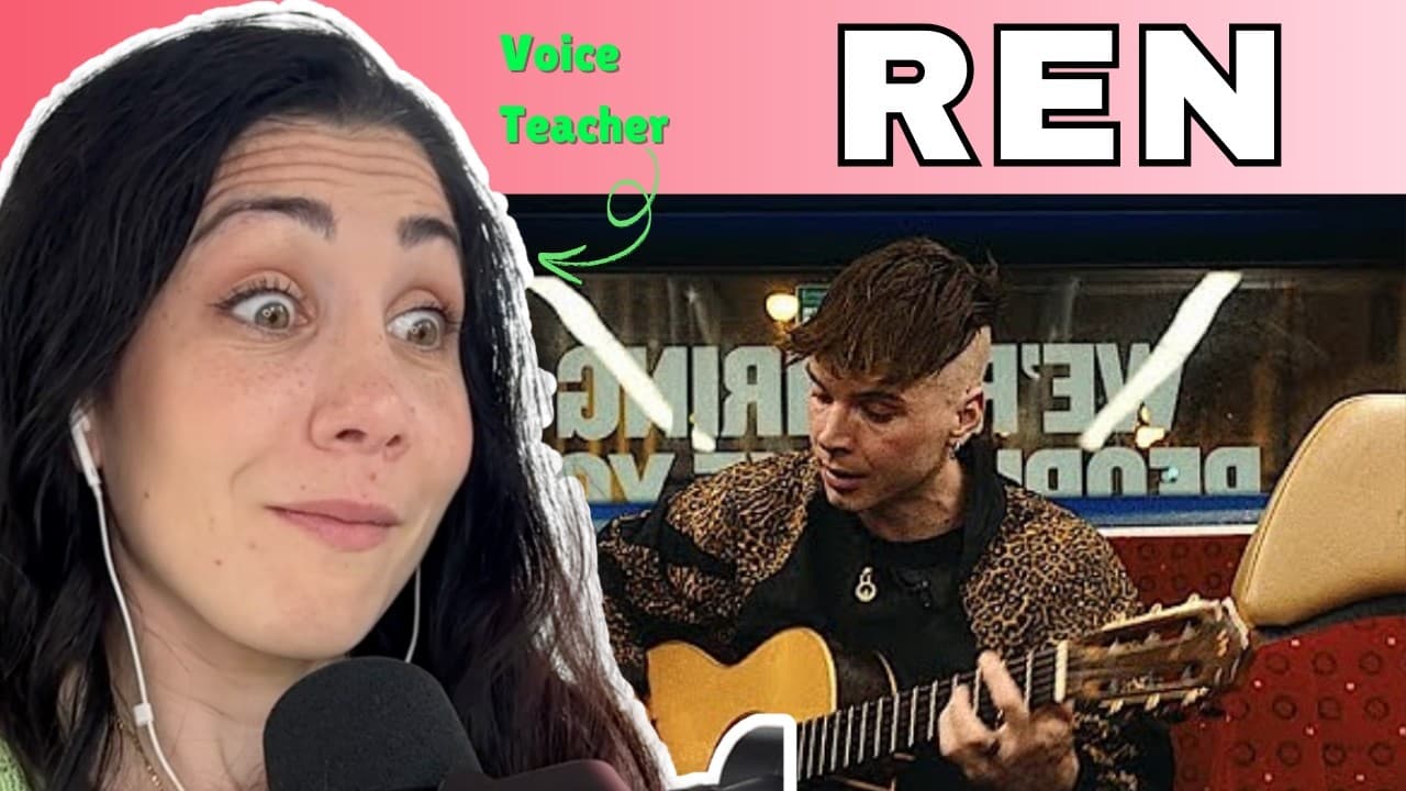 REN'S "Animal Flow Acoustic Live" Opera Singer/ Voice Teacher FIRST TIME reaction!