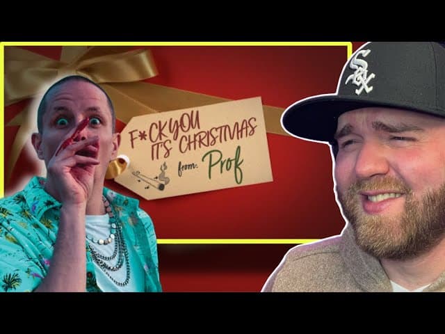 First Time Reaction  PROF - F*ck You It's Christmas (Official Lyric Video)