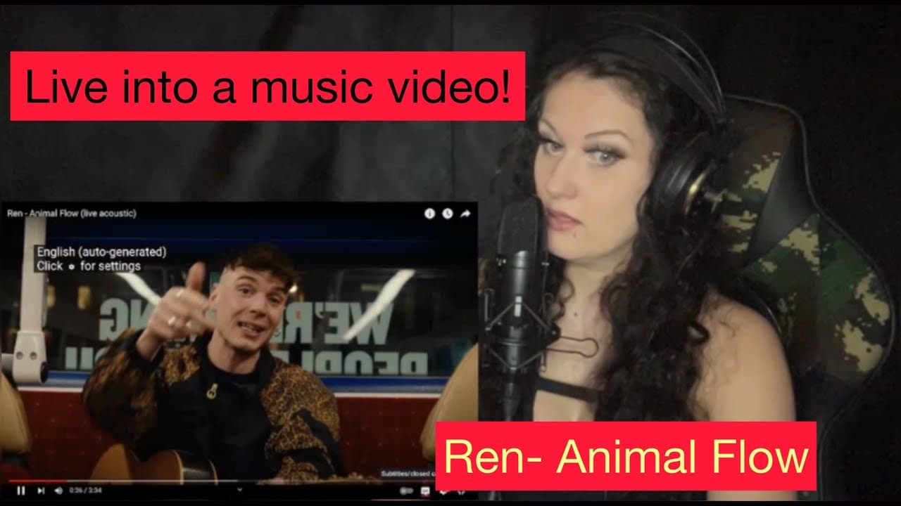Ren - Animal Flow (live acoustic). Reaction Video.