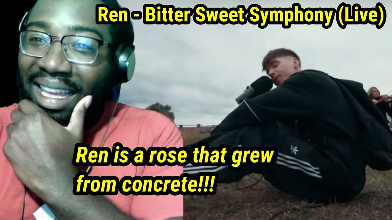 American Guy Reacts to Ren - Bitter Sweet Symphony (Live)