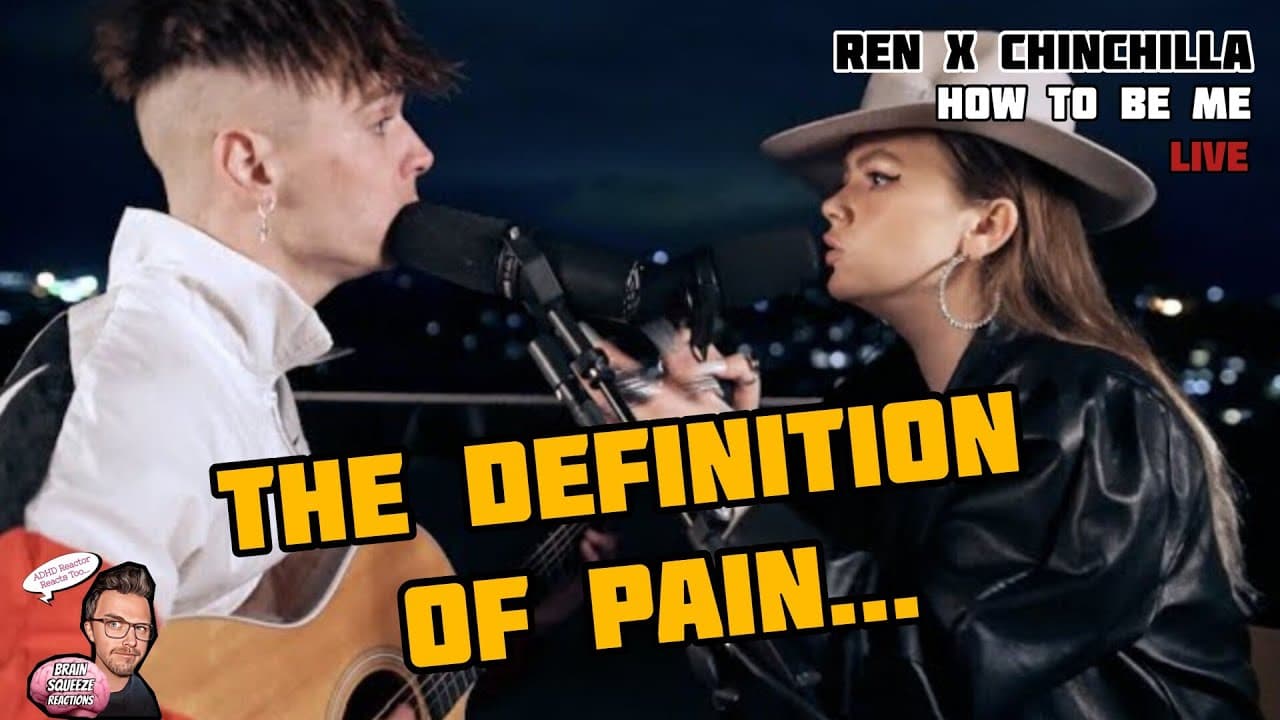 REN X Chinchilla - HOW TO BE ME *live* (ADHD Reaction) | THE MUSIC DEFINITION OF INTERNAL PAIN