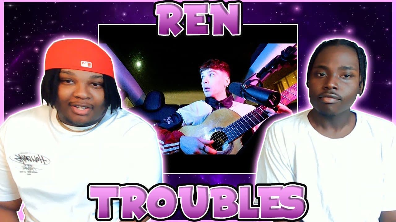 PLAYING, SINGING WHILE IN A MOVING CAR!!!! BLOODLINE Reacts to REN - TROUBLES (ACOUSTIC)