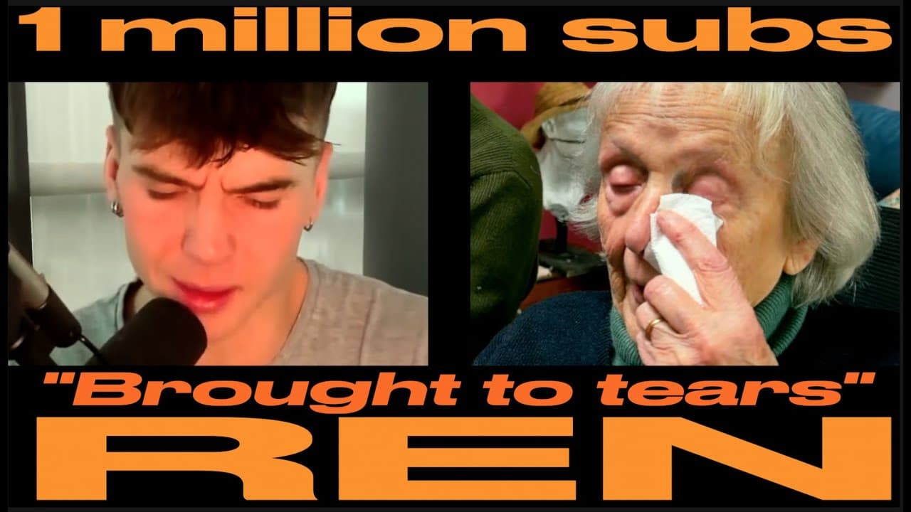 92 Year Old Reacts to Ren  “1 Million Subscribers” – We Were in Tears , Andy Arthur Ross