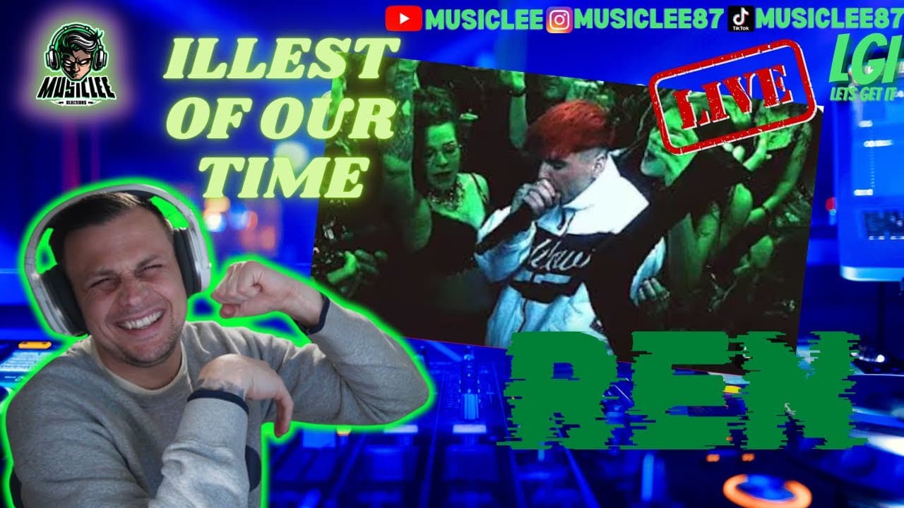 EVEN BETTER LIVE!!!! REN ILLEST OF OUR TIMES ( LIVE AT DEAD WAX~ SICK BOI) REACTION