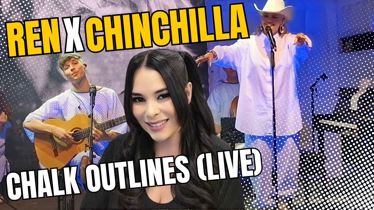AbiGirl's 1st time listen & reaction to "Chalk outlines live" by Ren + Chinchilla!
