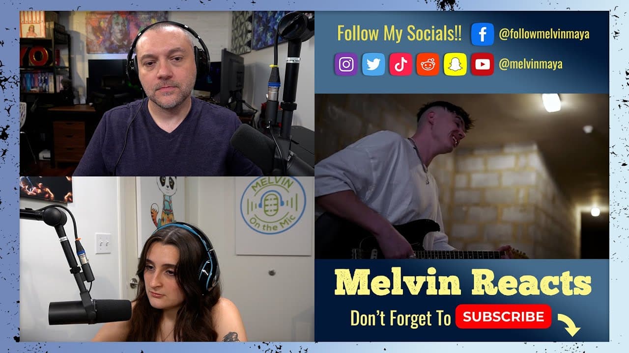 Lauren Reid Reacts To Ren X Chinchilla - Chalk Outlines (live) | V764