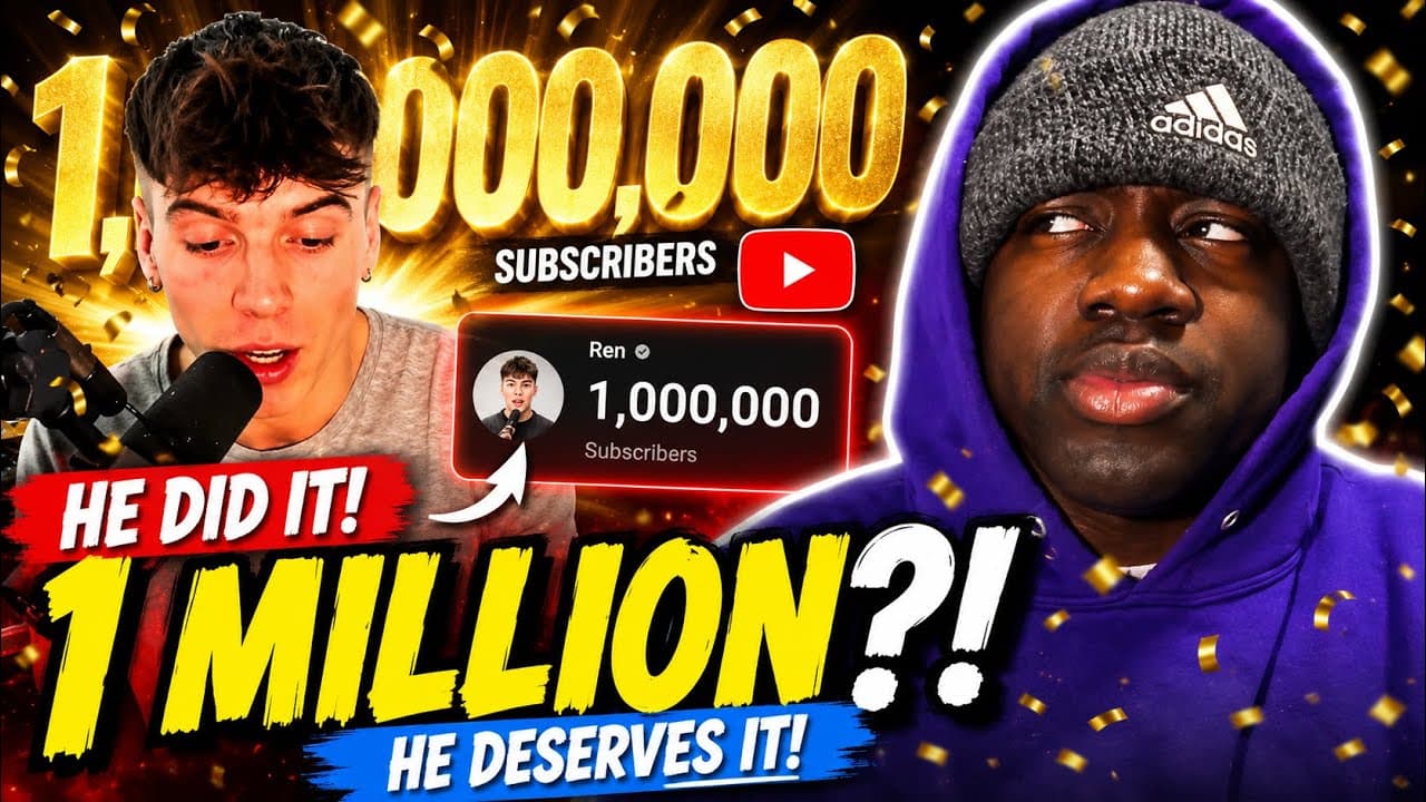 Ren - ONE MILLION SUBSCRIBERS Reaction 