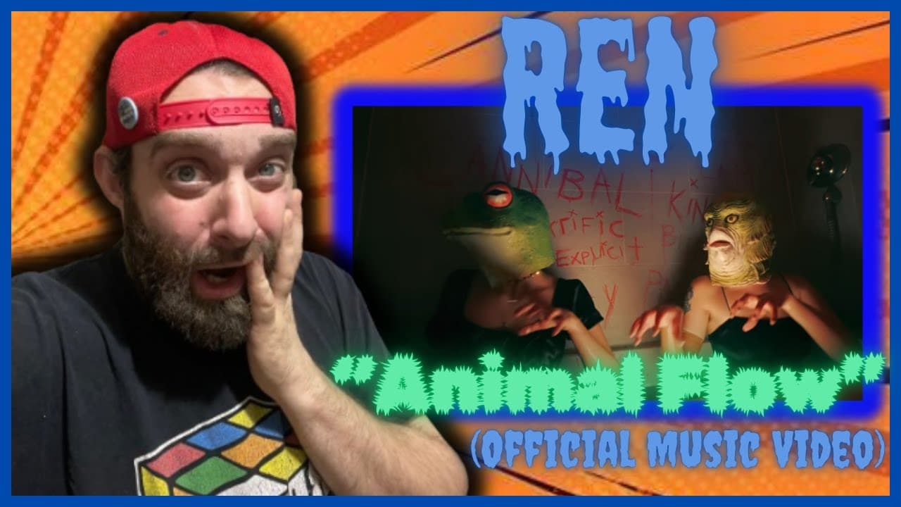 His brain is WILD! "Animal Flow" Official Music Video REN REACTION! HAPPY HALLOWEEN!