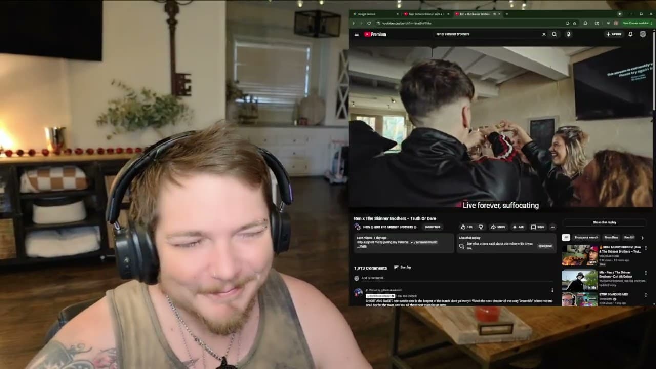 Ren X Skinner Brothers Truth or Dare Reaction!