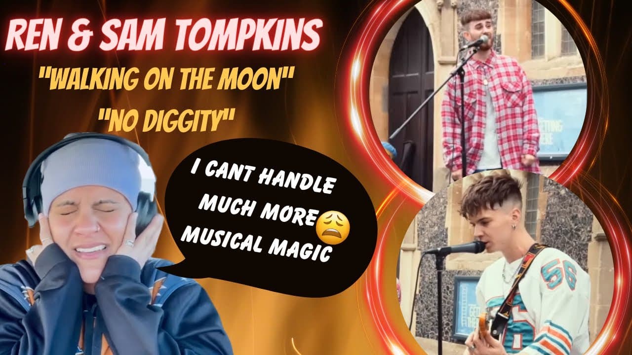 REN & Sam Tompkins - (Walking on the moon/ No Diggity)🔥Musical Magic❤️