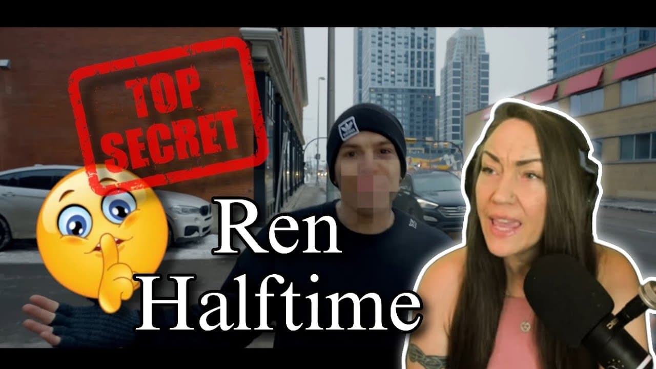 What is he SAYING?! First time hearing | Ren - Halftime ( Nas Retake )