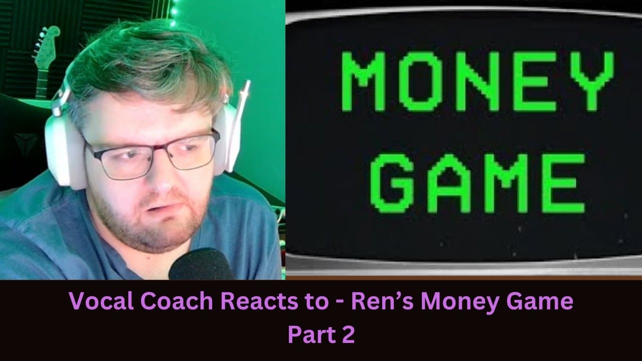 THE SOCIAL COMMENTARY IS CRAZY!  Money Game - Part 2 - Ren - Vocal Coach Reacts/Analysis