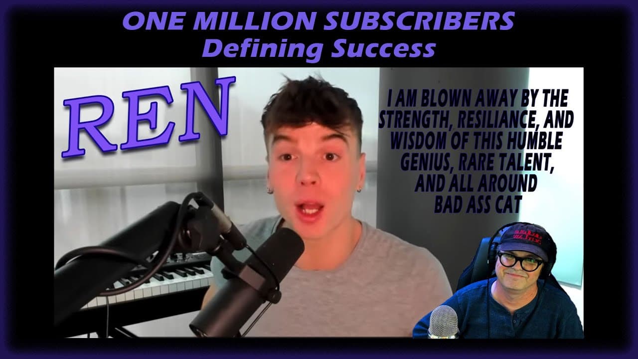 Ren One Million Subscribers Defining Success, Ukulele Teacher Reacts!