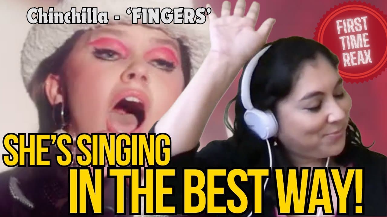 CHINCHILLA WOWS SINGER with "FINGERS" - Jackie returns for new music reactions