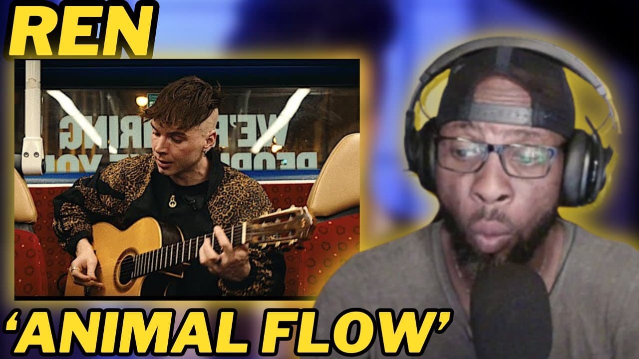 REN - ANIMAL FLOW (LIVE ACOUSTIC) | SOULFUL PERFORMANCE & RAW ENERGY! | REACTION