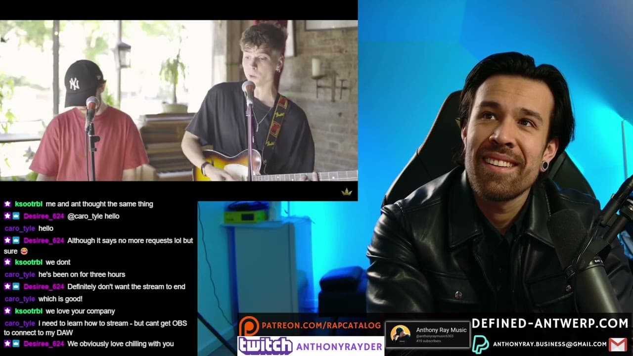 REN & SAM TOMPKINS - Blind Eyed (Reaction Live)