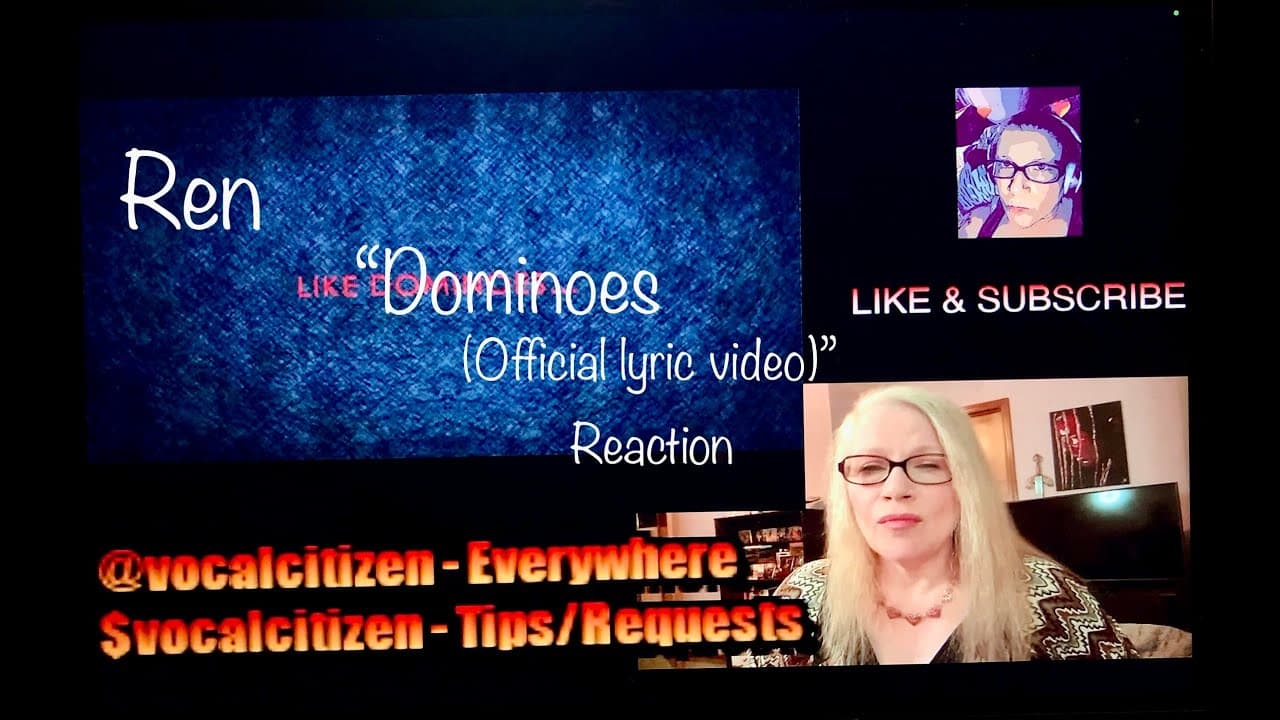 GUTTED... REN- "Dominoes (official lyric video)" reaction