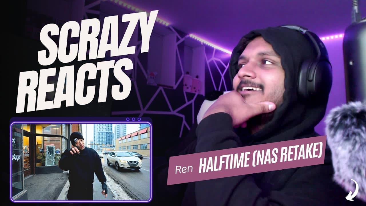 🎤 Reacting to Ren - Halftime (Nas Retake) | Scrazy is Speechless!! 💭🔥