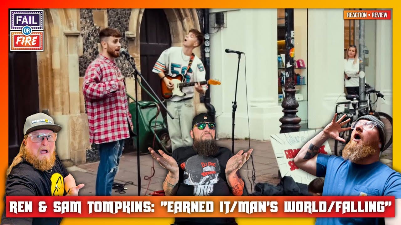 Absolute MAGIC!!! Ren & Sam Tompkins: "Earned It/Man's World/Falling" Reaction & Review