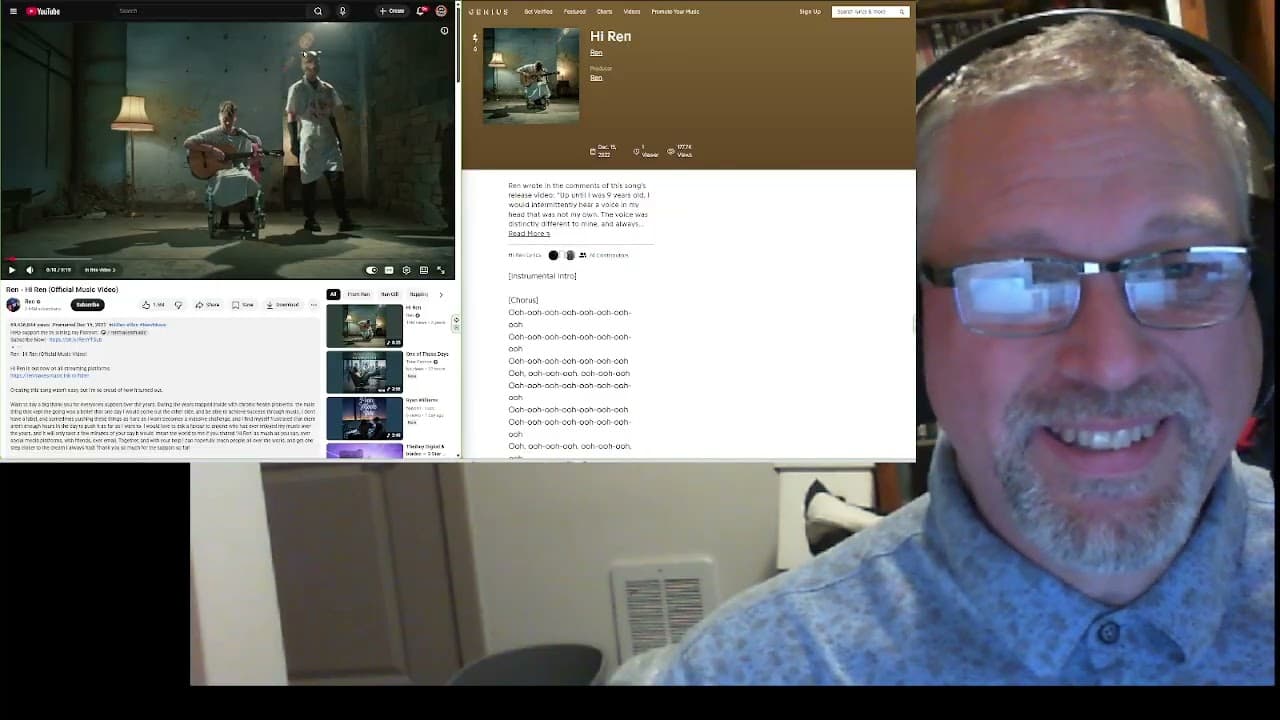 "Hi Ren" by Ren #reaction #firsttimehearing