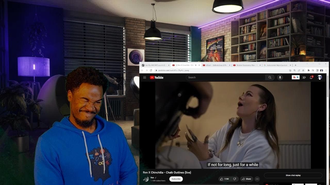 Ren X Chinchilla - Chalk Outlines (live) Reaction