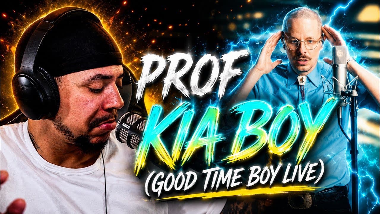 IN HIS OWN LANE!!! Prof - Kia Boy (Good Time Boy Live) (LIVE REACTION)