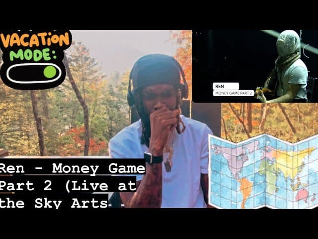 Ren - Money Game Part 2 (Live at the Sky Arts- awards 2024 ( AMERICAN REACTION VIDEO)
