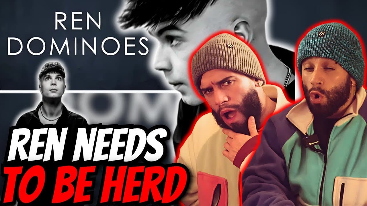 Ren Dominoes FIRST REN REACTION OF 2025!! BEST WAY TO START THE YEAR !! Twin Rappers React