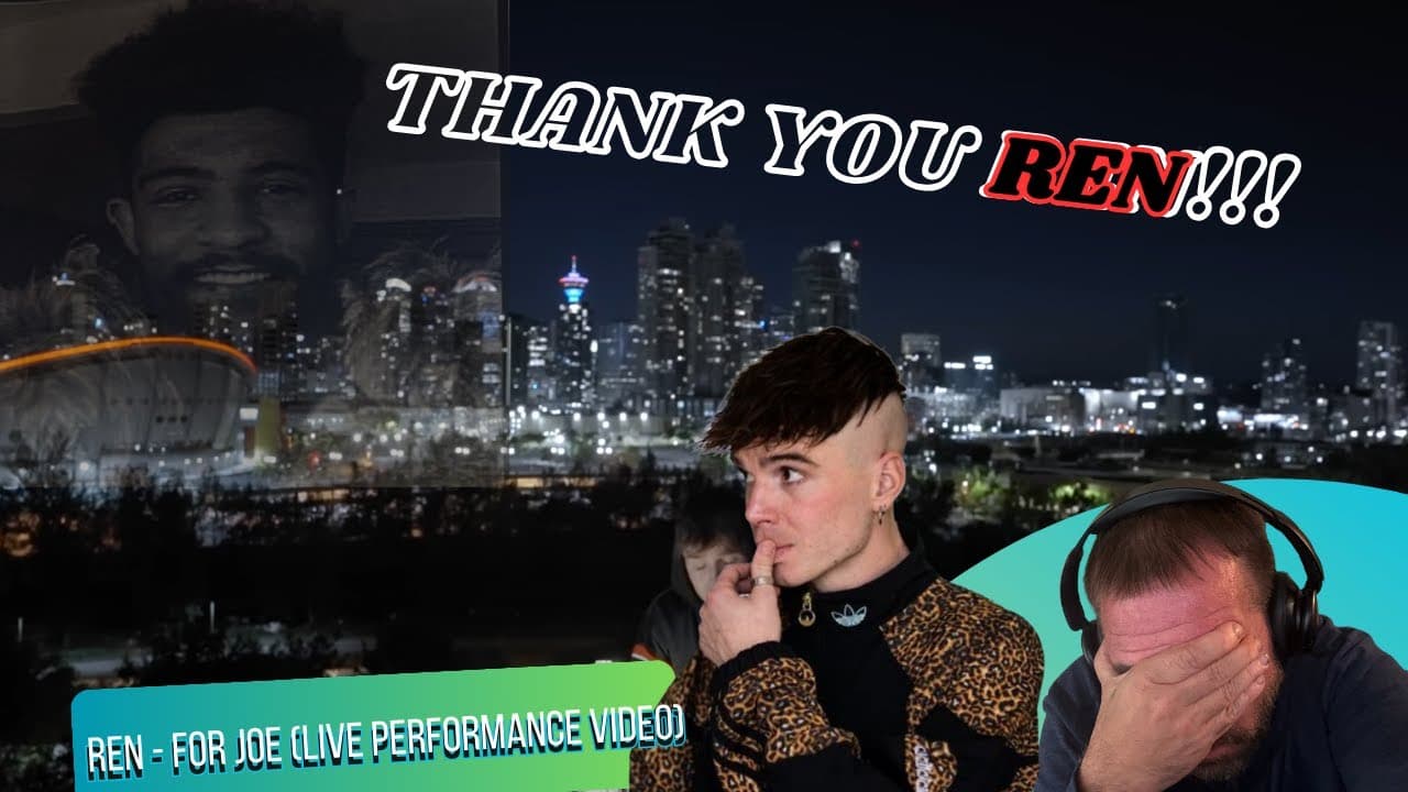 First Reaction | Ren - For Joe (Live Performance Video) | This hit me hard AF!! For my Nephew & Fam!
