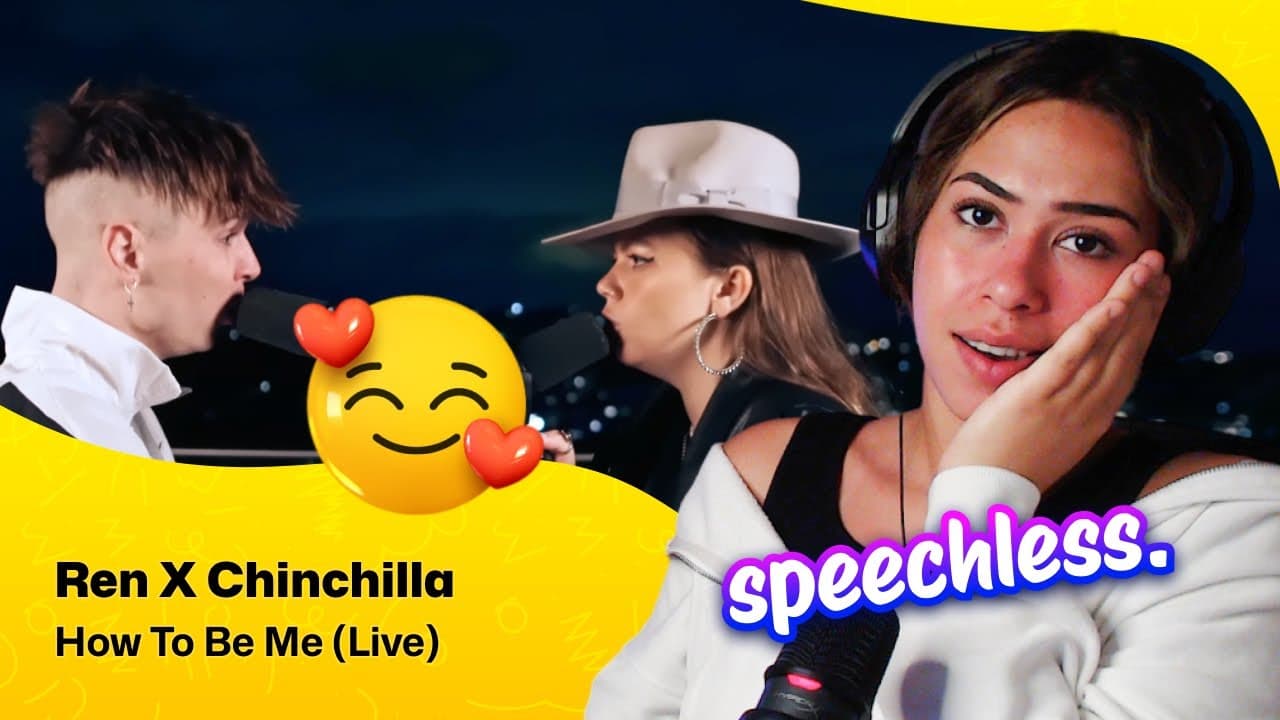 Reaction ▷  Ren X Chinchilla - How To Be Me (Live)